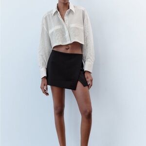 Zara Asymmetric Skort Brand New Size S